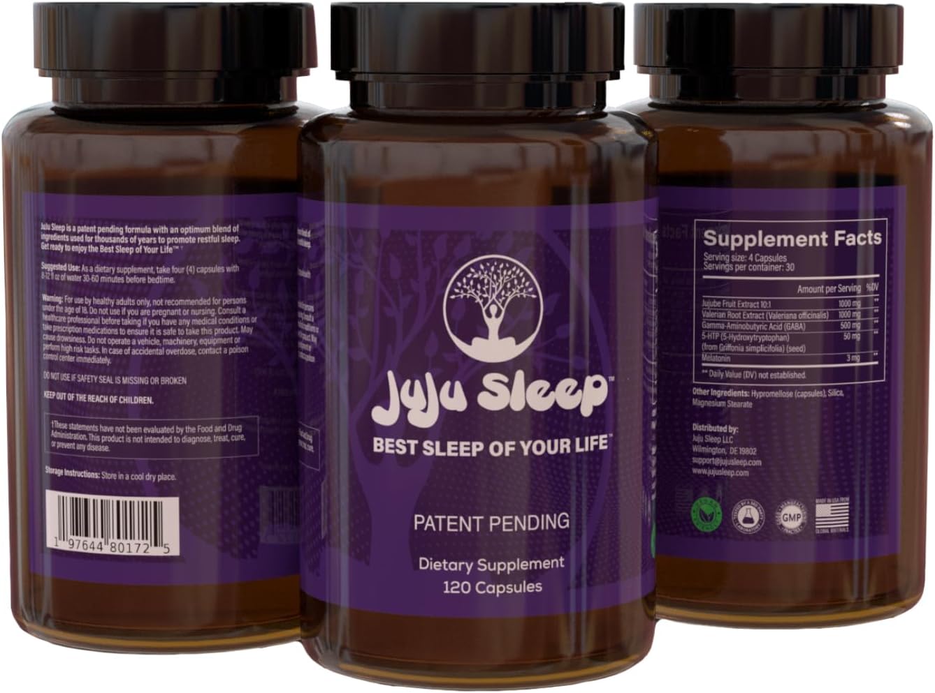 JuJu Sleep - Natural Sleep Aid Supplement